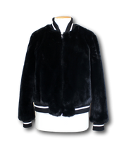 Load image into Gallery viewer, Ena Pelly. Faux Fur Bomber Jacket - Size S
