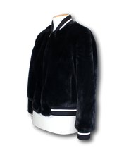 Load image into Gallery viewer, Ena Pelly. Faux Fur Bomber Jacket - Size S
