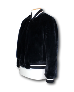 Ena Pelly. Faux Fur Bomber Jacket - Size S