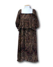 Load image into Gallery viewer, Ganni. Square Neck Micro Pleat Dress - Size 40 (12/14)
